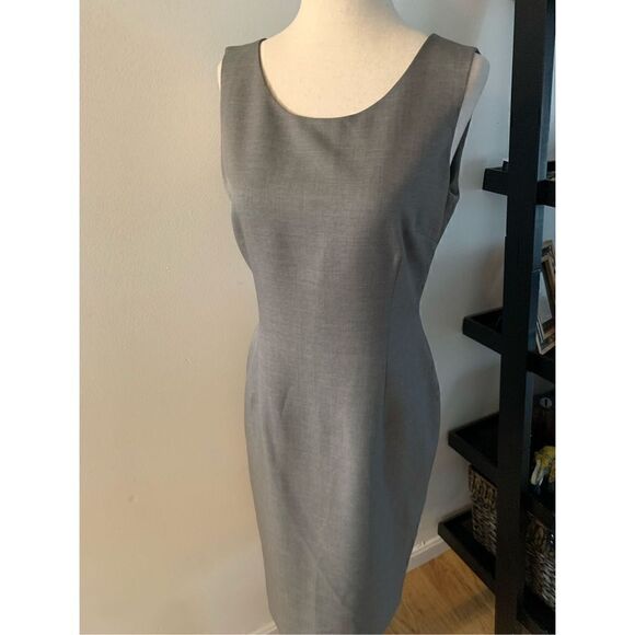 Kasper gray work dress size 4 - Picture 1 of 3